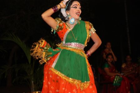 Calicut - Danse traditionnelle lors du concert