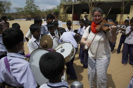 Ecole 'Jawadhu tribal school' - Mélange de musique