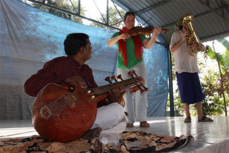Improvisation musicale avec des musiciens traditionnnels