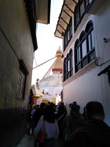 J03-08 Arrivée sur le site du stupa