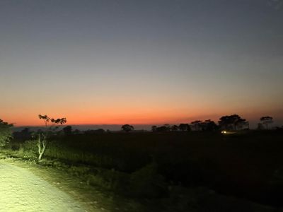 J11-17 Paysage au moment de l'arrivée au Terai